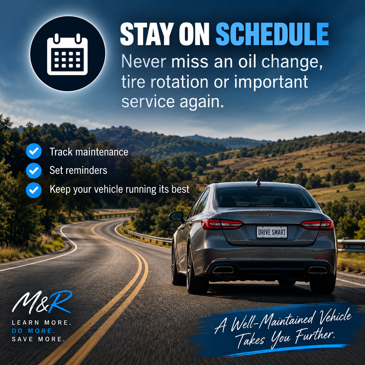 M&R Vehicle Maintenance Tracker | Fillable Digital PDF