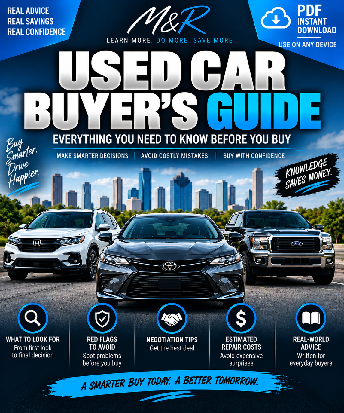 M&R Used Car Buyer's Guide digital PDF cover